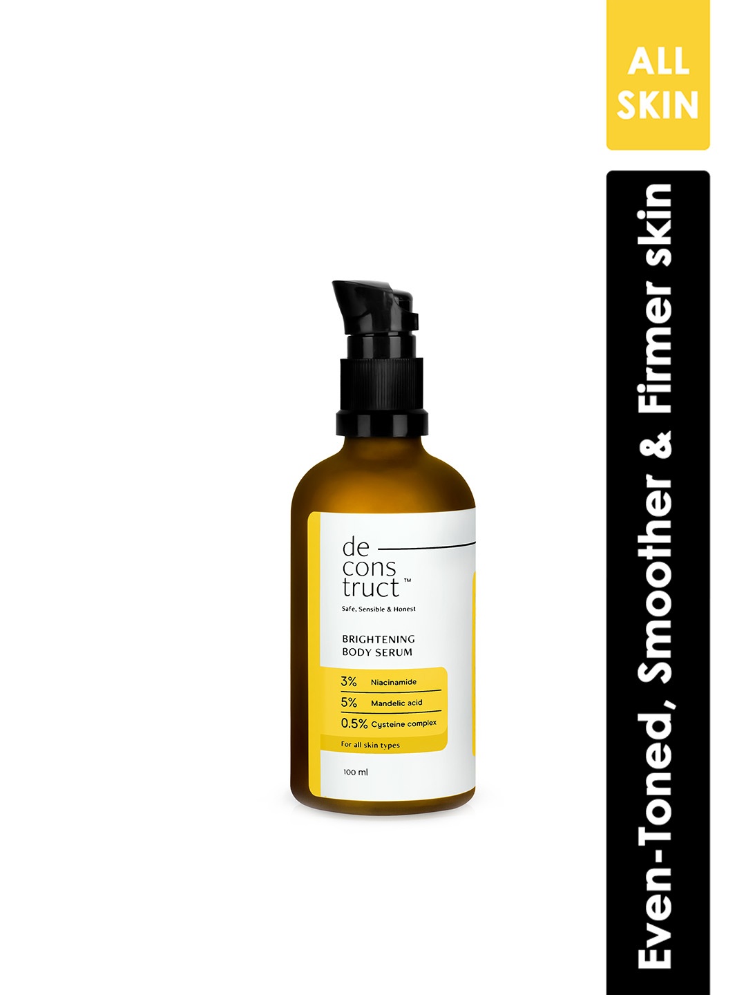 

deconstruct Brightening Body Serum with Niacinamide & Mandelic Acid 100ml, Yellow