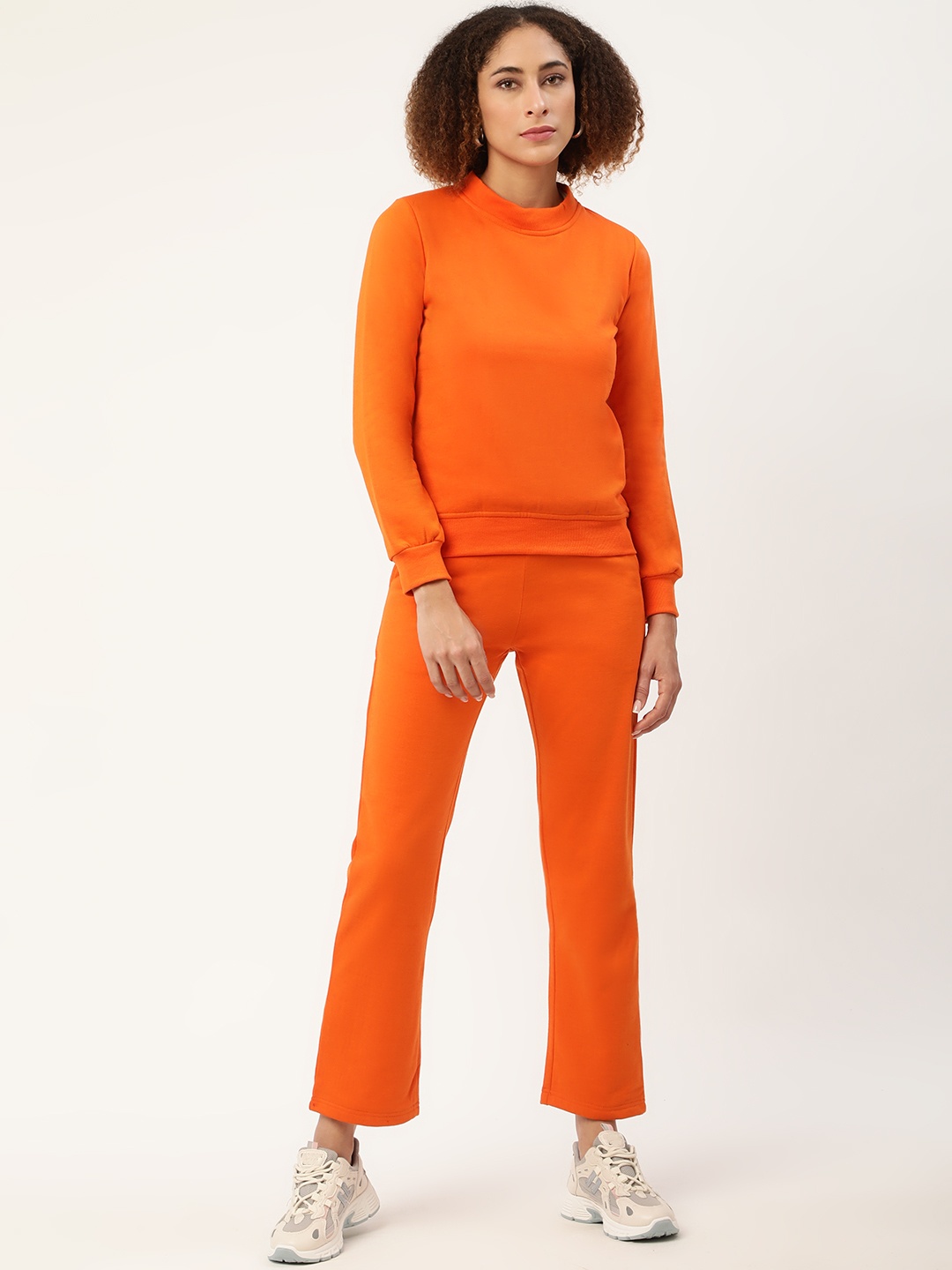 

Alsace Lorraine Paris Women Orange Solid Tracksuit