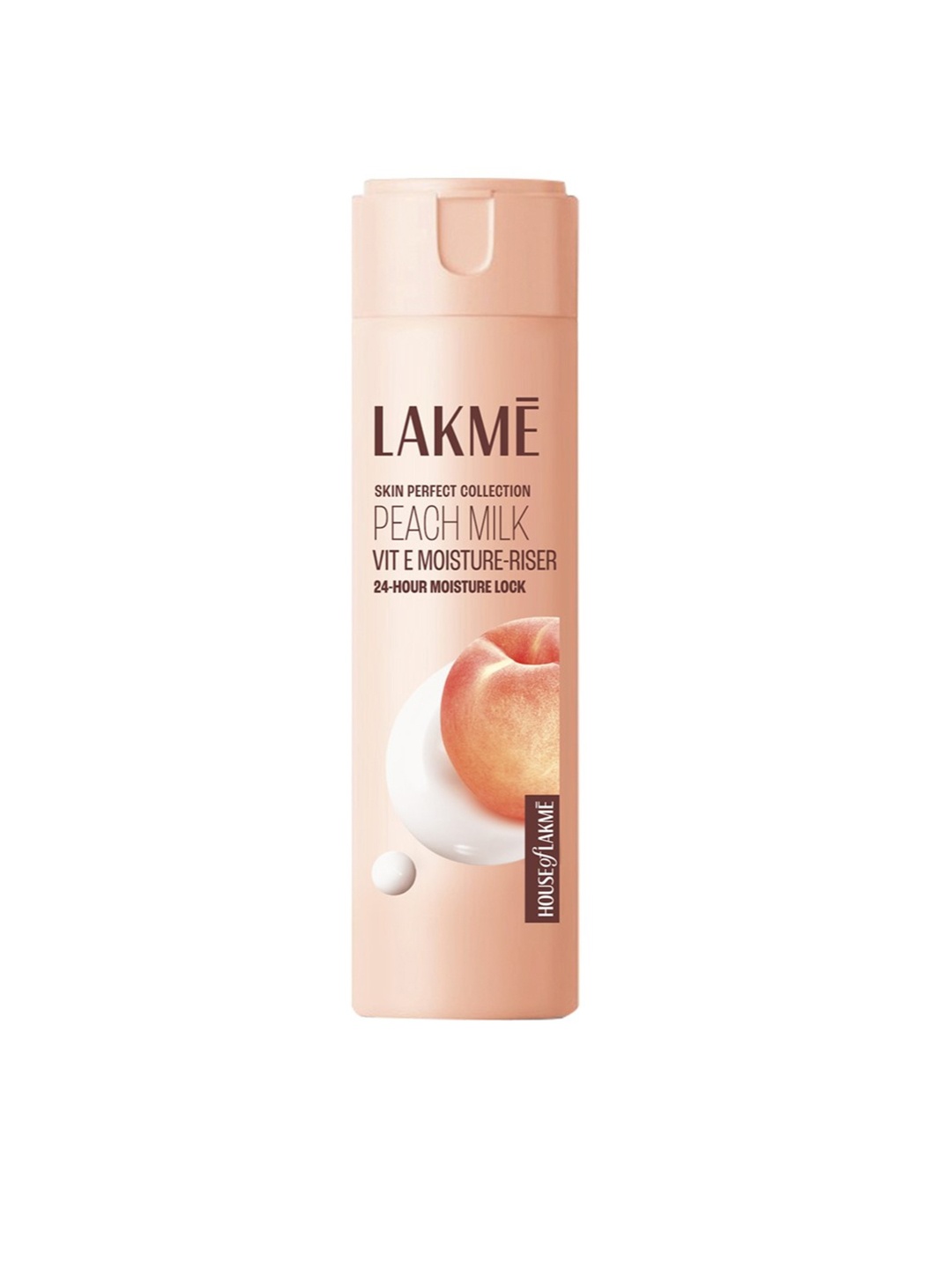 

Lakme Peach Milk Vit E Light- Weight & Non-Sticky Moisturizer with 24-Hours Lock - 120 ml