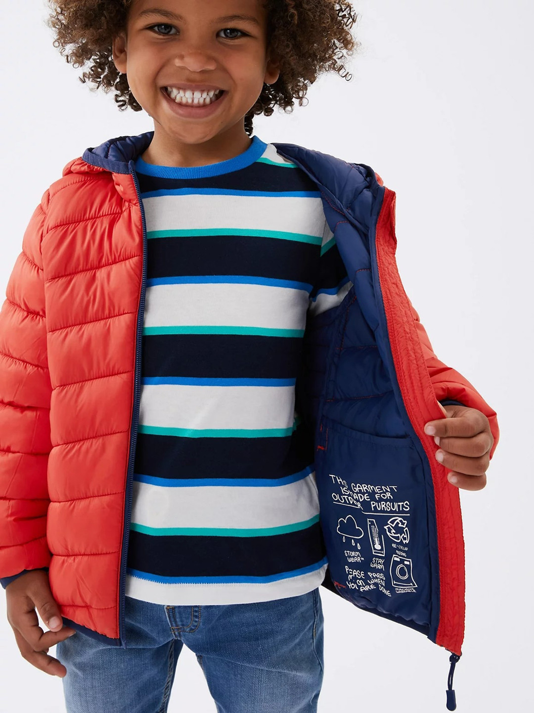 

Marks & Spencer Boys Red Lightweight Padded Jacket