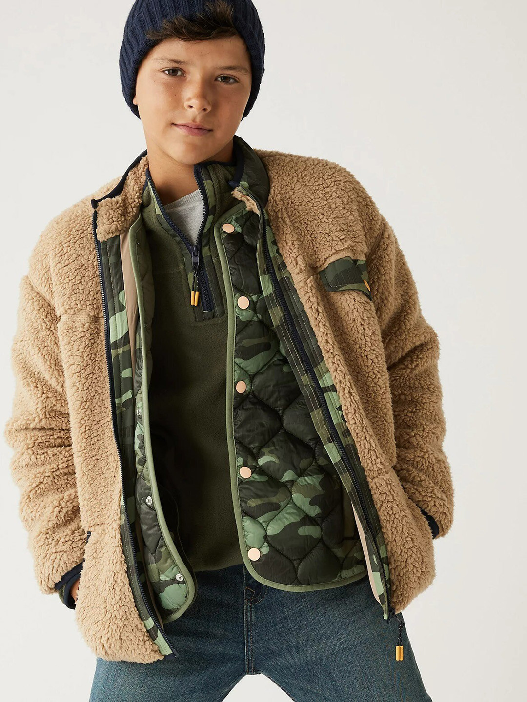 

Marks & Spencer Boys Beige Lightweight Tailored Jacket