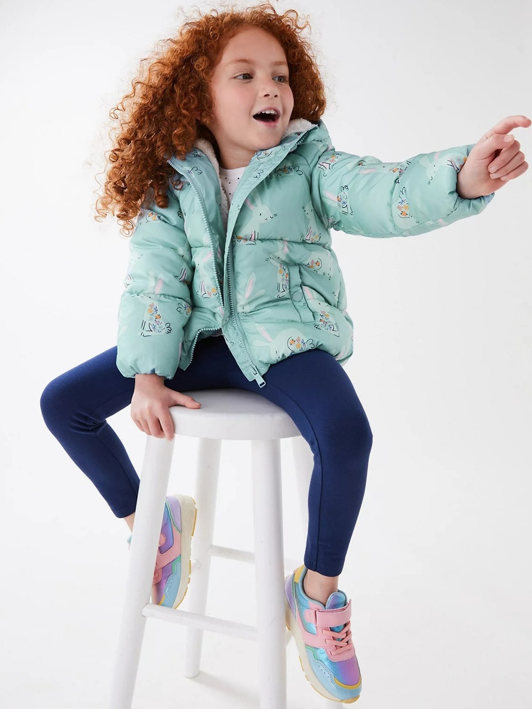 

Marks & Spencer Girls Blue Lightweight Puffer Jacket
