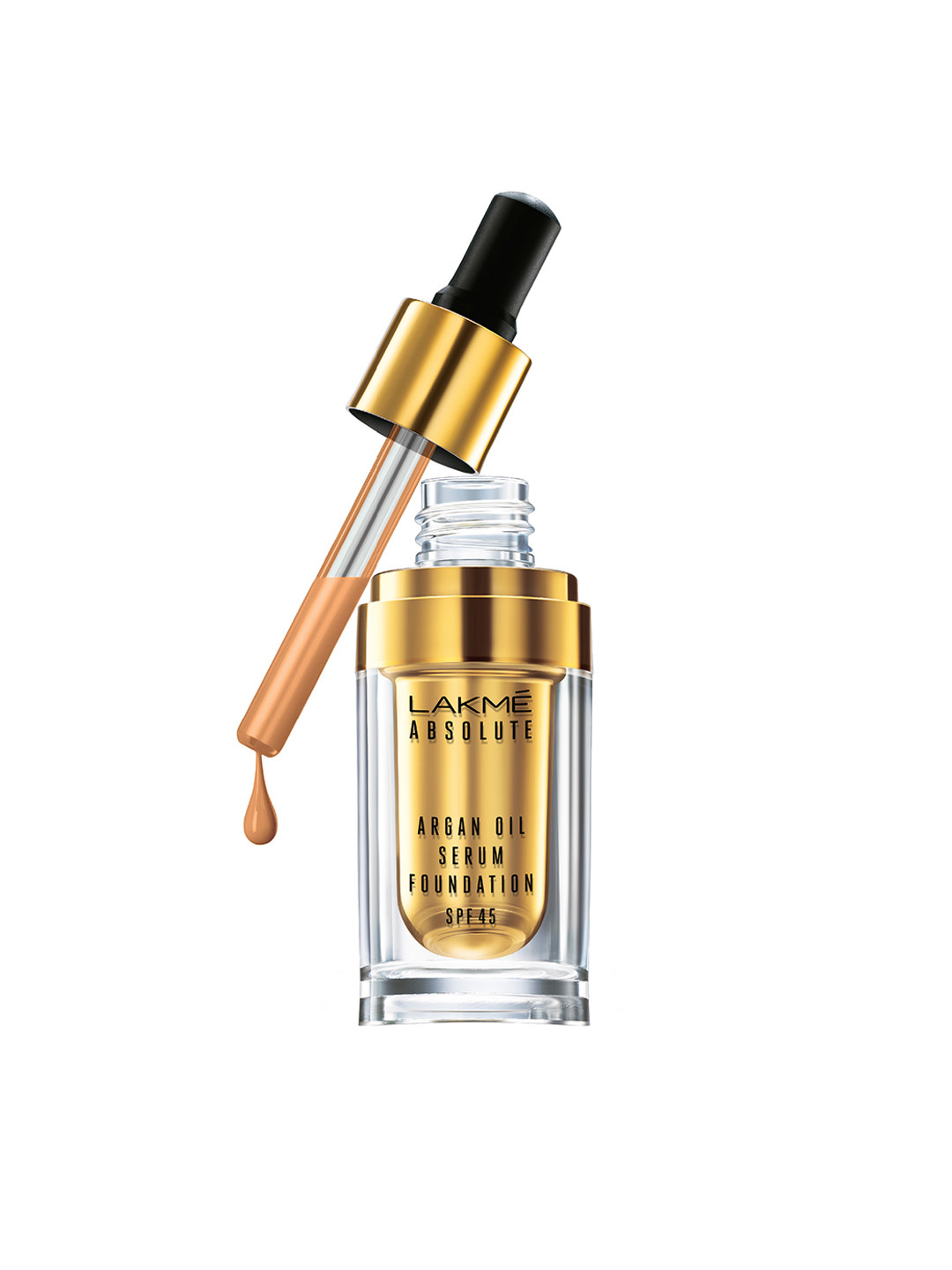 

Lakme Absolute Argan Oil Serum SPF 45 Foundation - Natural Almond 15 ml, Beige