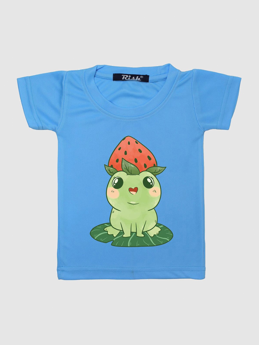 

RISH Boys Blue Printed Oversized T-shirt
