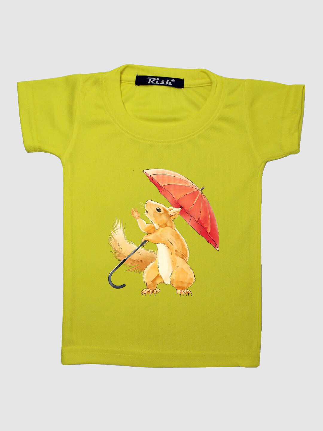 

RISH Boys Yellow Graphic Printed Oversized T-shirt