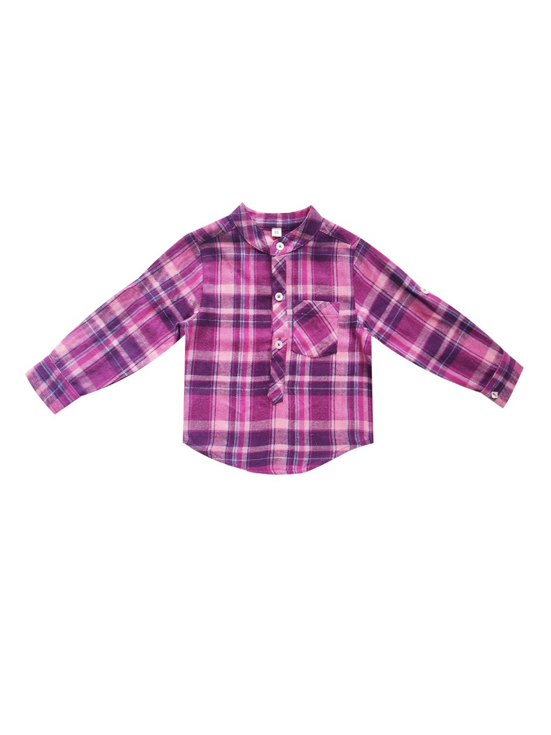 

milou Boys Pink Tartan Checks Checked Casual Shirt