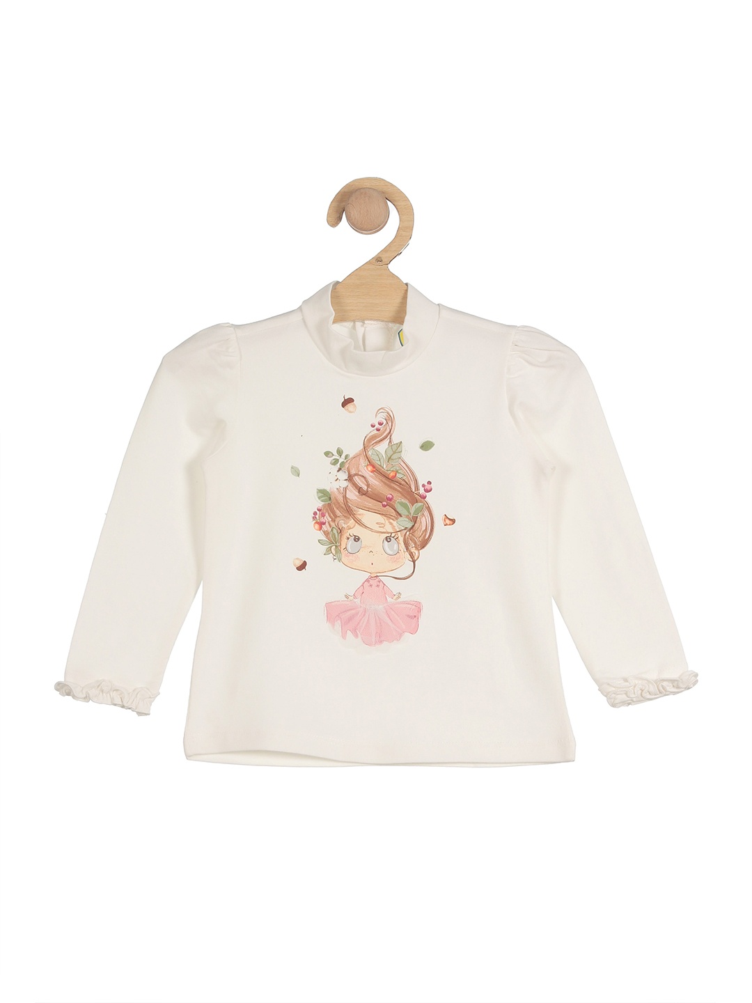 

Lil Lollipop White Doll Printed Cotton Top