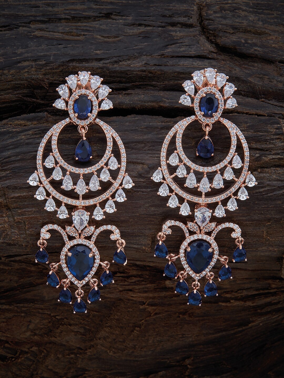 

Kushal's Fashion Jewellery Blue Contemporary Drop Earrings