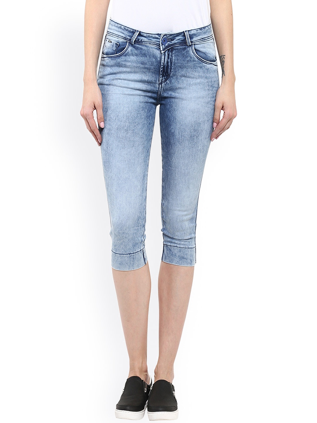 

Xpose Blue Denim Capris