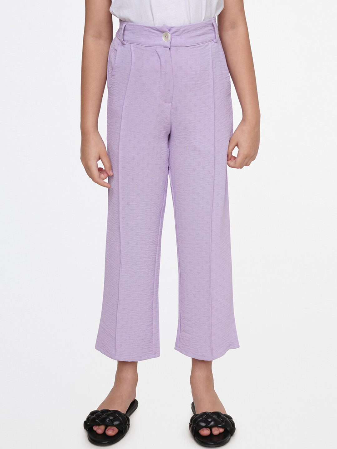 

AND Girls Purple Cropped Culottes