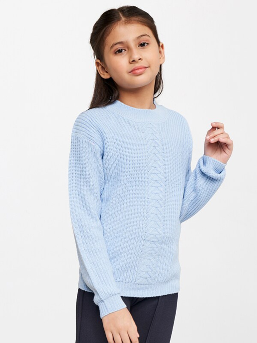 

AND Girls Blue Geometric Top