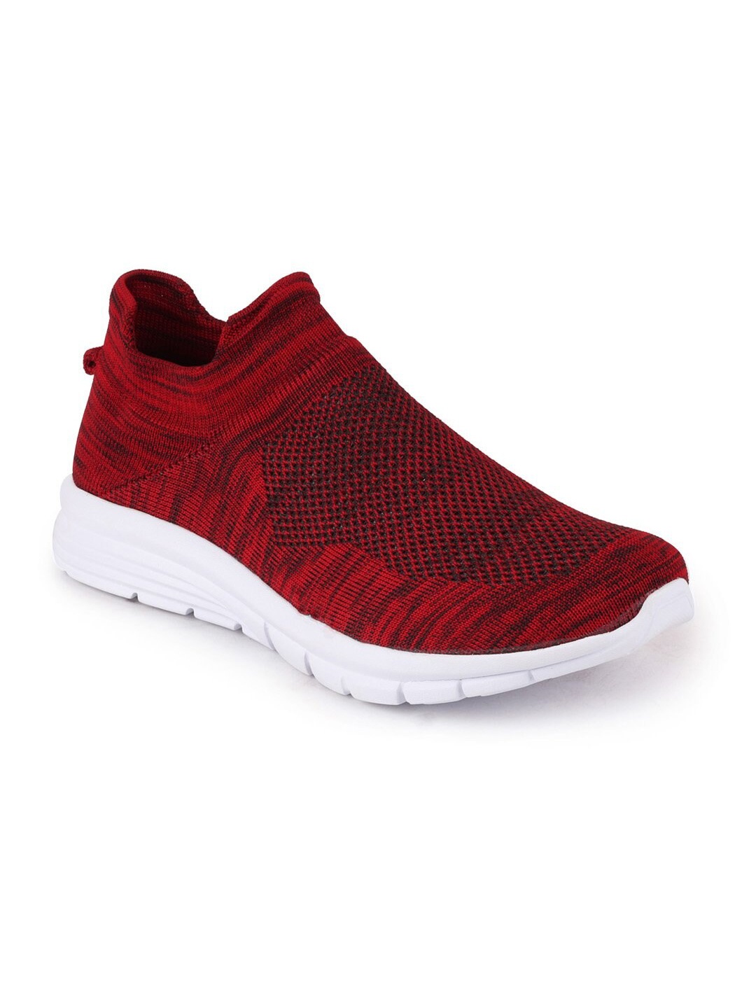 

FAUSTO Men Red Mesh Walking Non-Marking Shoes