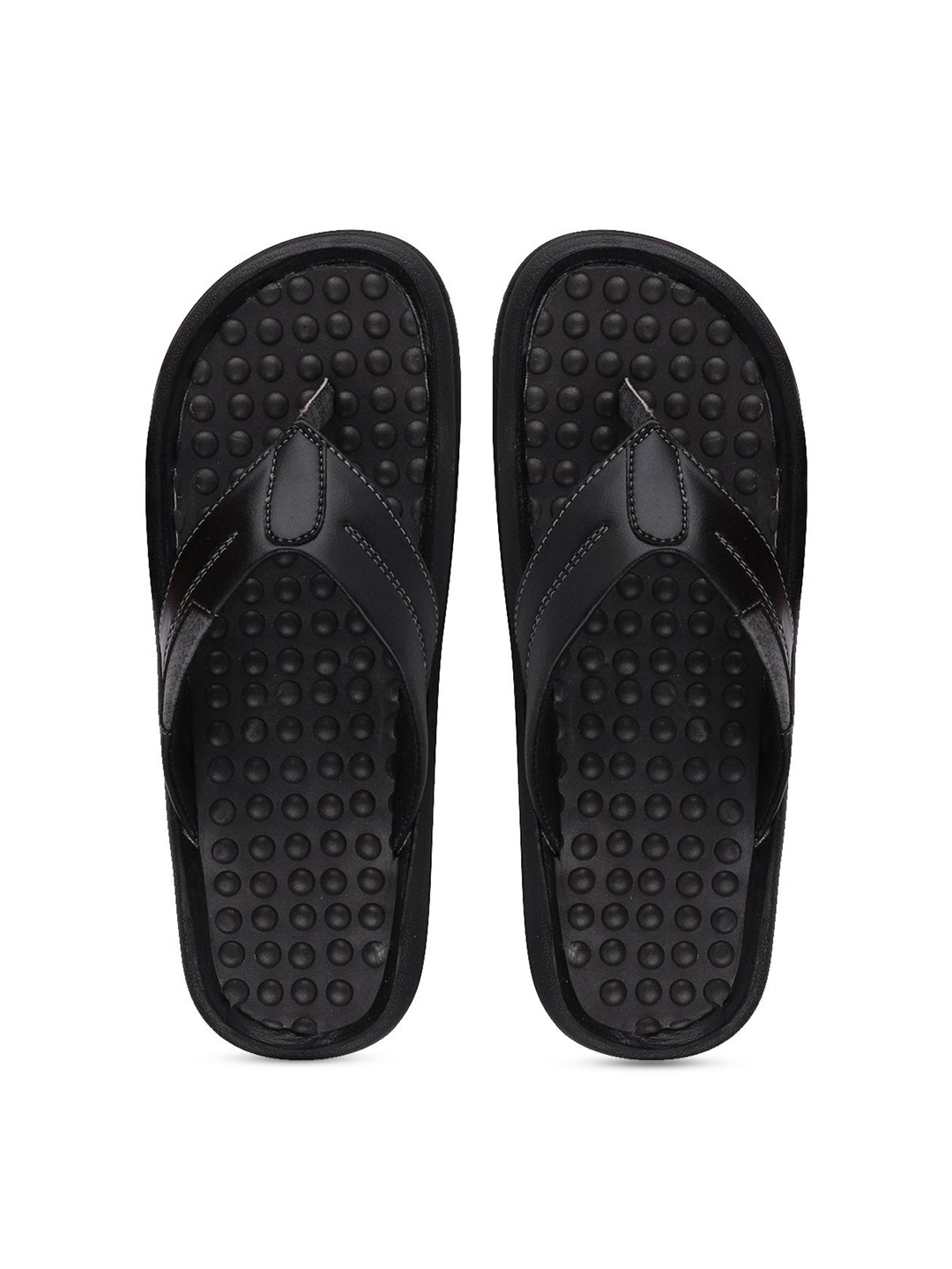 

FAUSTO Men Black Thong Flip-Flops