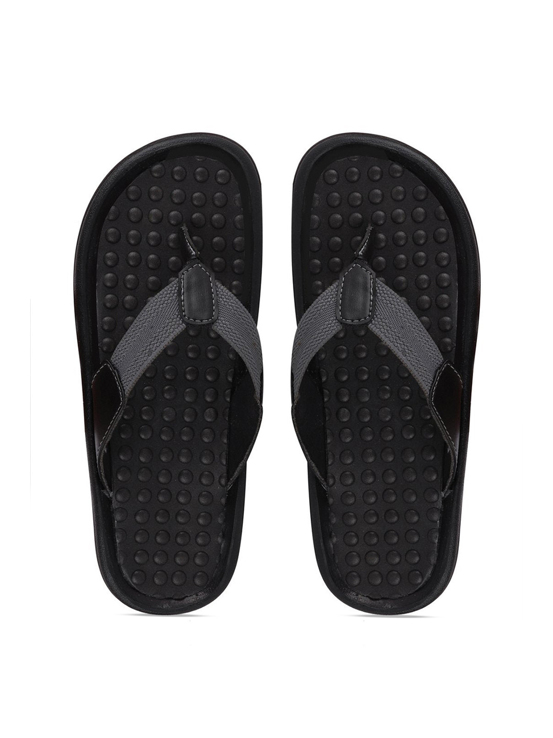 

FAUSTO Men Black Thong Flip-Flops