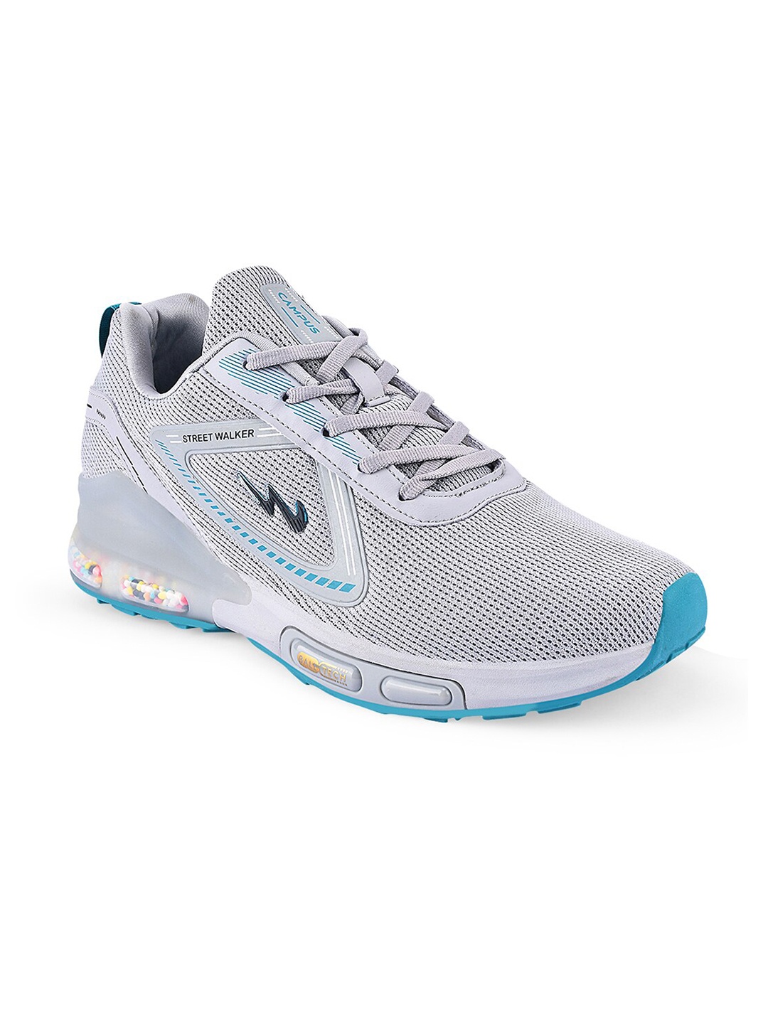

Campus Men Grey Mesh Running Shoes
