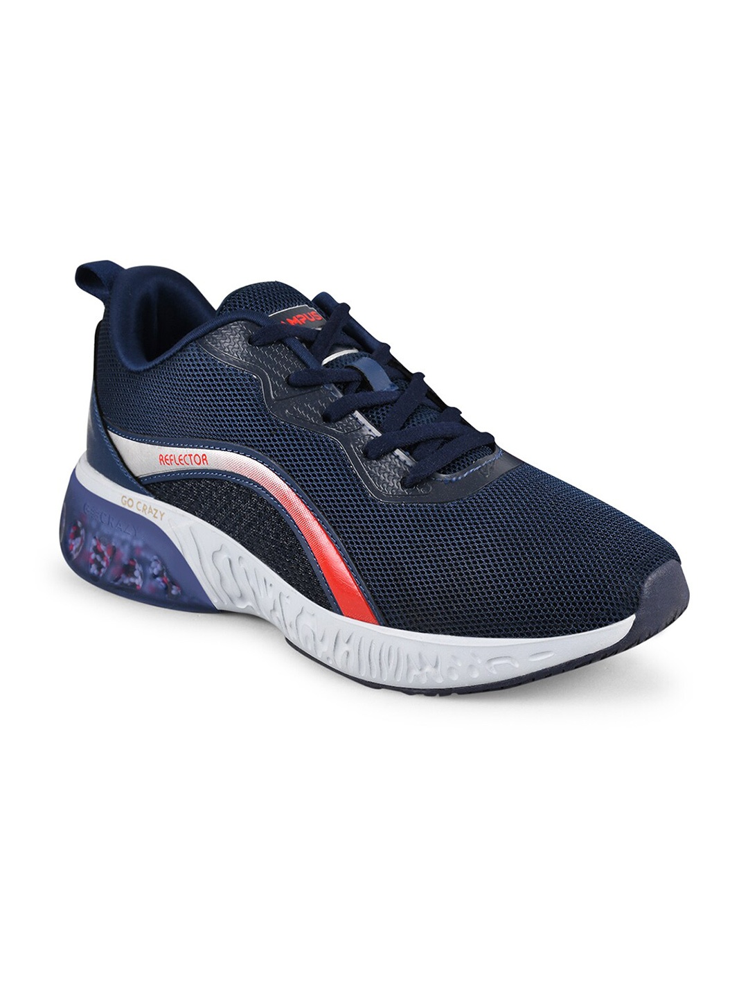 

Campus Men Navy Blue Mesh Running Shoes