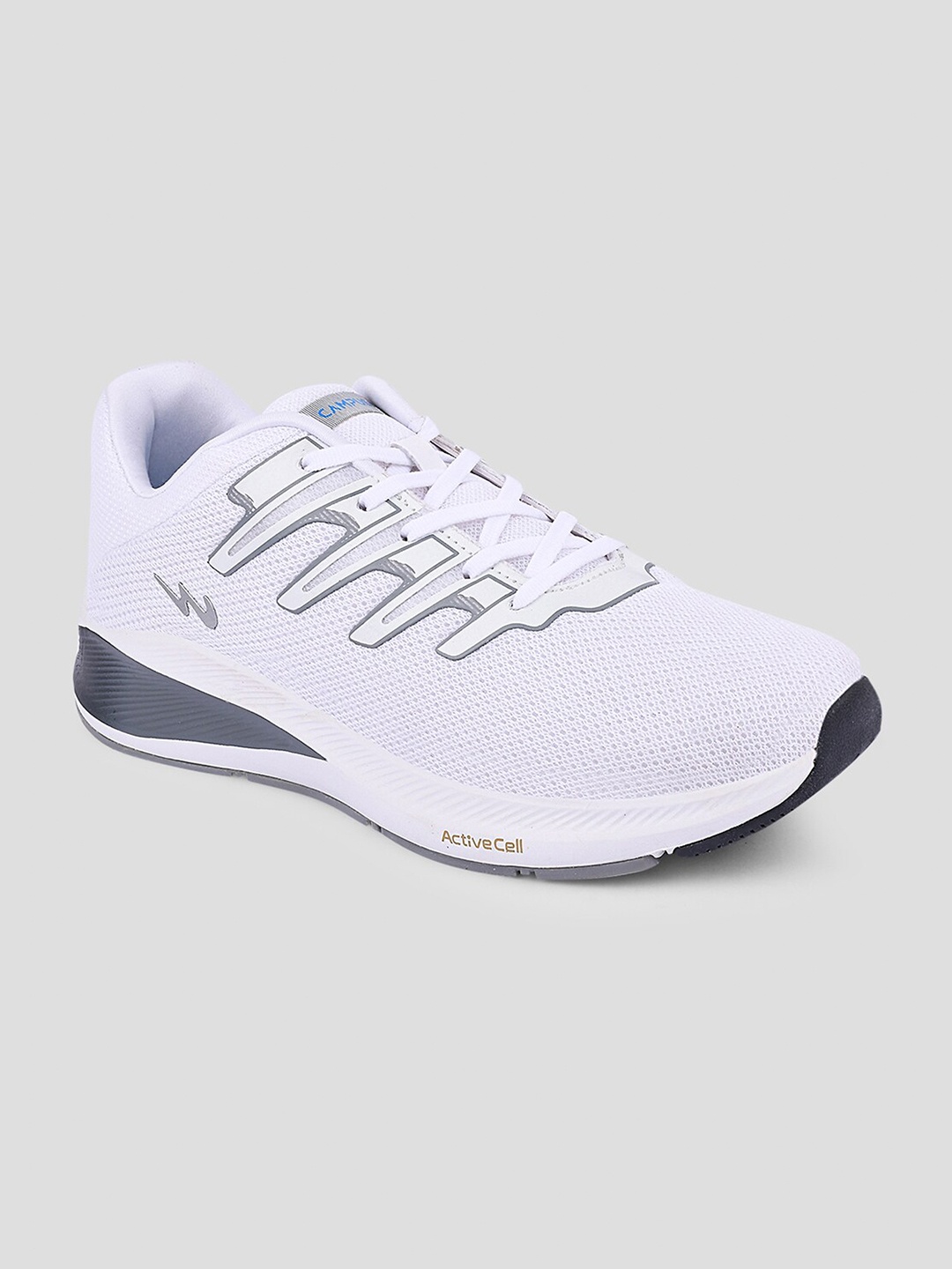 

Campus Men White Mesh Running Shoes