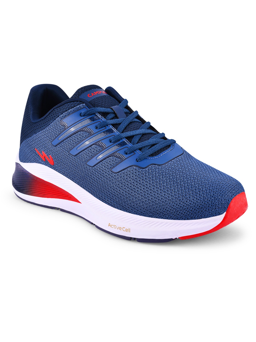 

Campus Men Blue Mesh Running Shoes