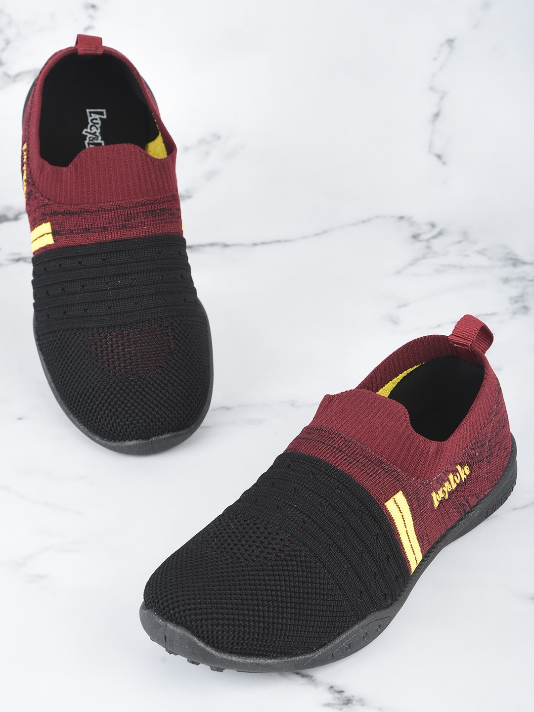 

Liberty Unisex Kids Black Mesh Walking Non-Marking Shoes