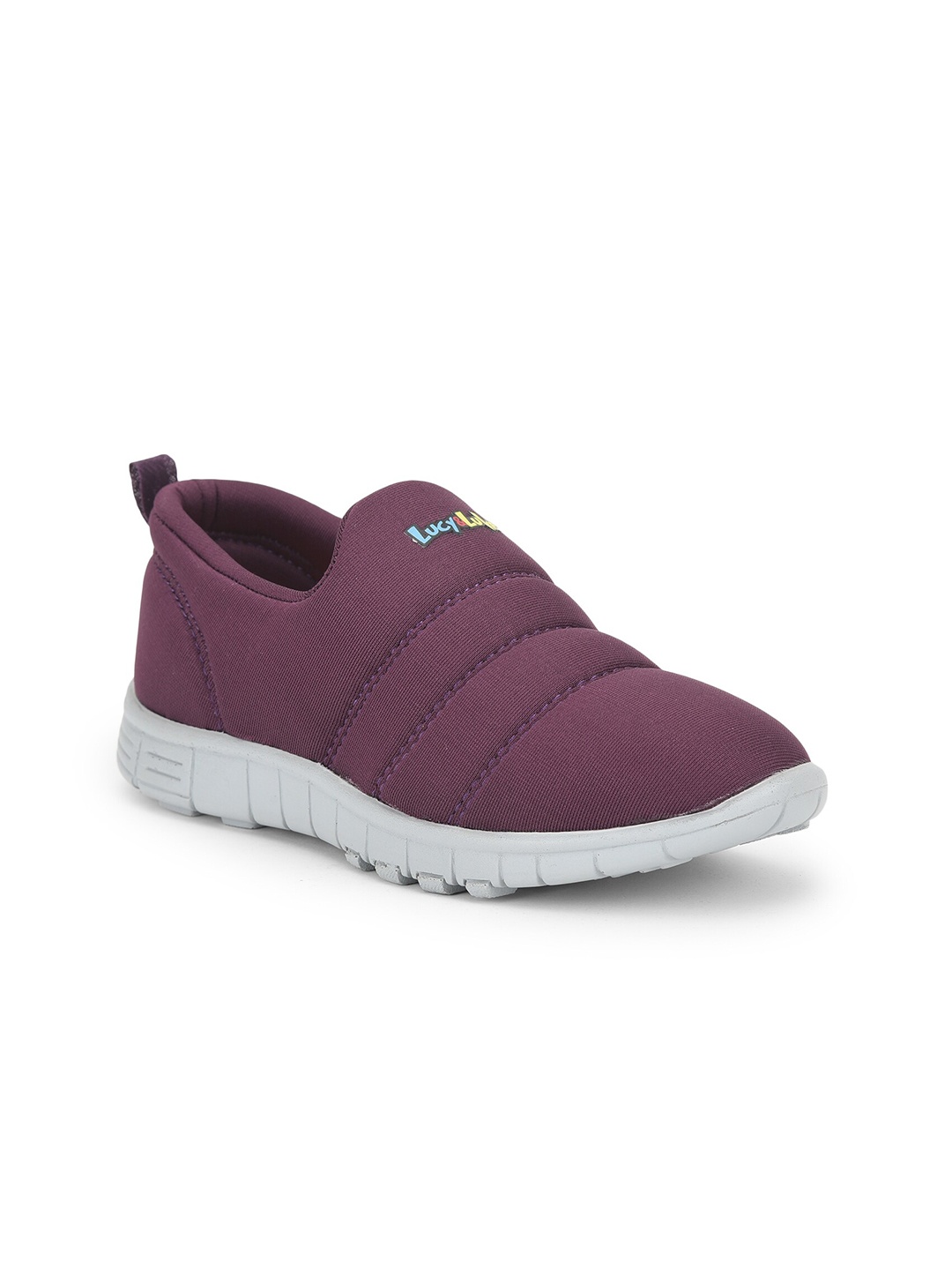 

Liberty Unisex Kids Purple Mesh Walking Non-Marking Shoes