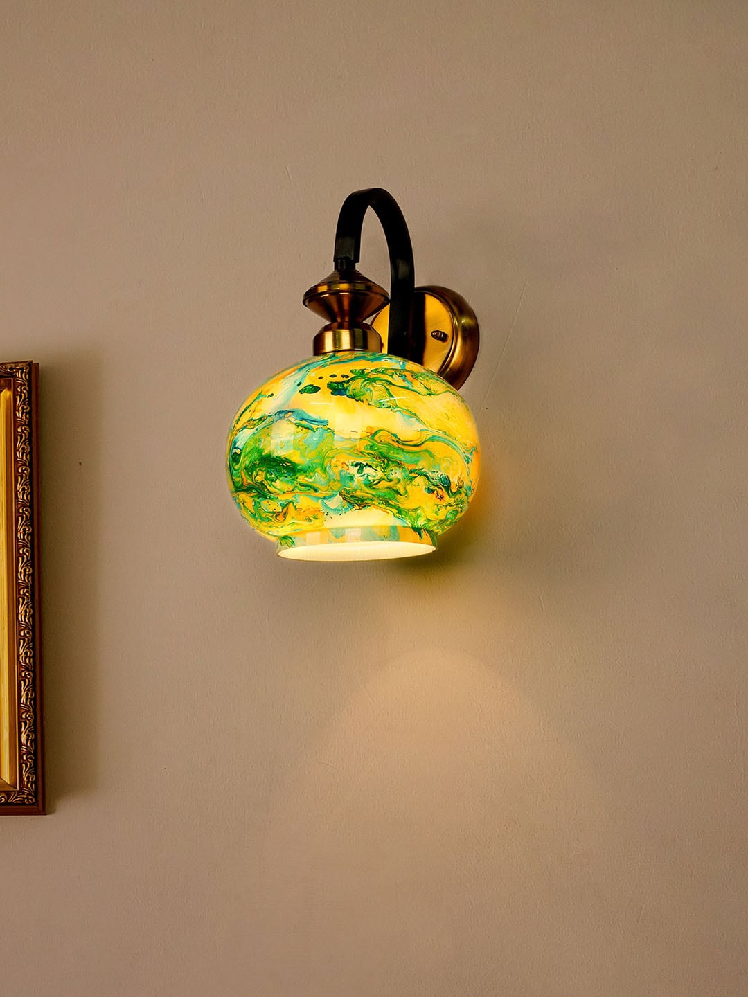 

Fos Lighting Green Printed Wall Lamp