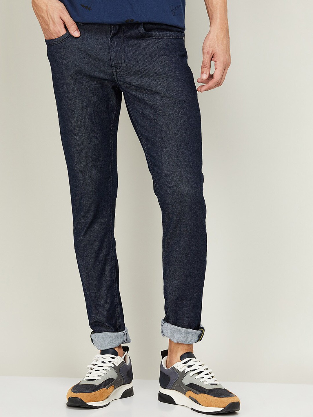 

Forca Men Blue Skinny Fit Jeans