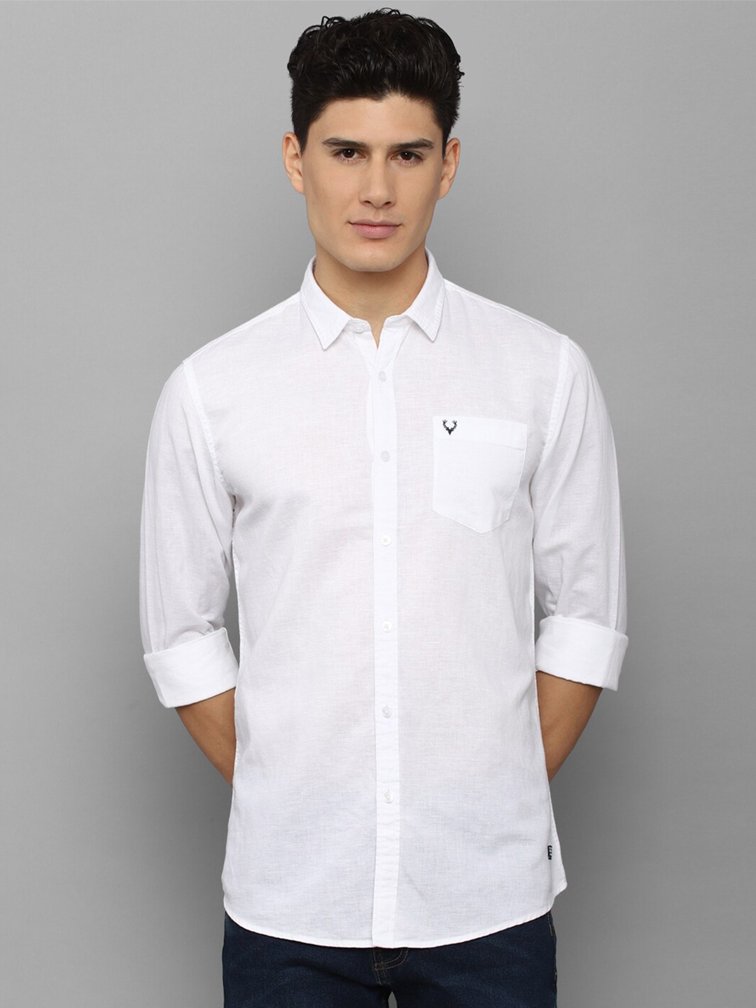 

Allen Solly Sport Men White Regular Fit Casual Shirt