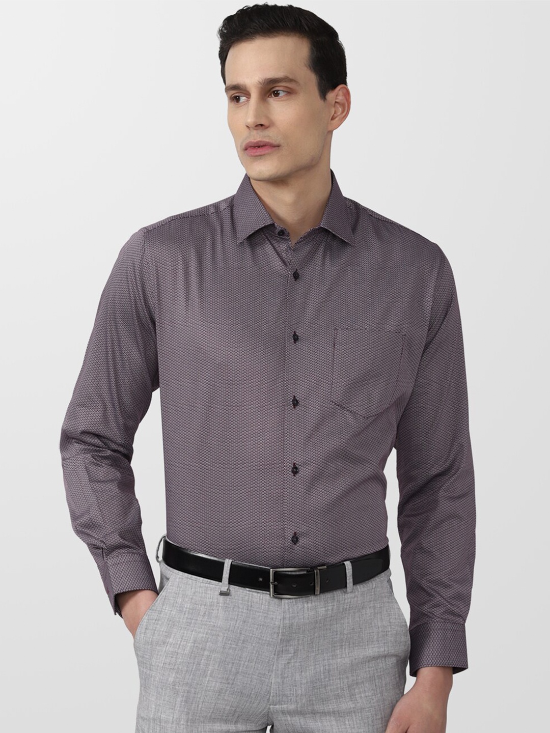 

Van Heusen Men Purple Formal Shirt