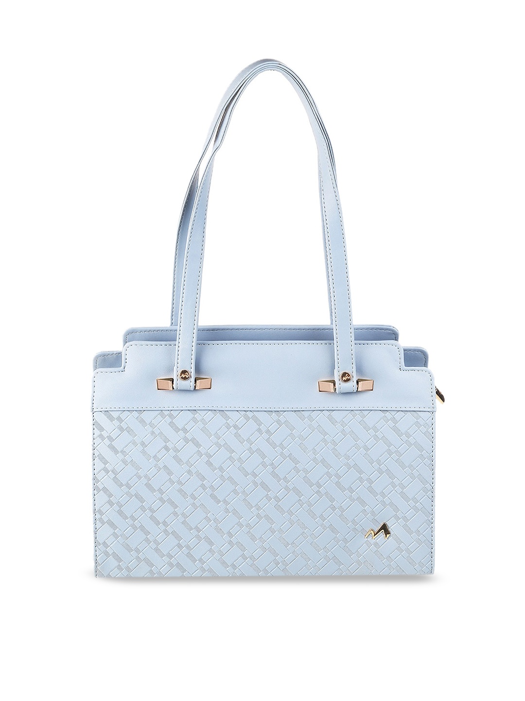 

Metro Blue PU Structured Satchel Handbag