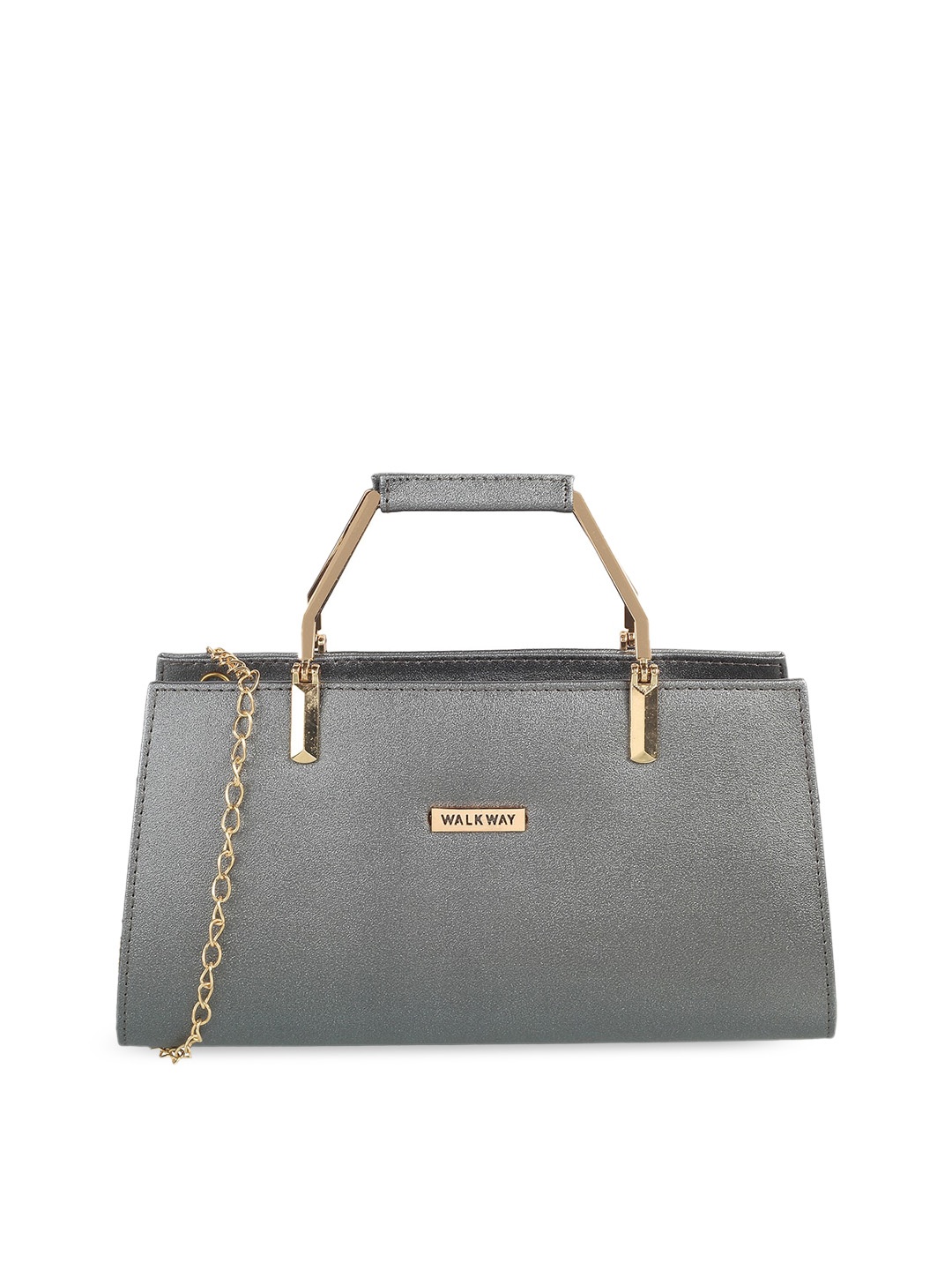 

WALKWAY by Metro Women Grey Structured Satchel
