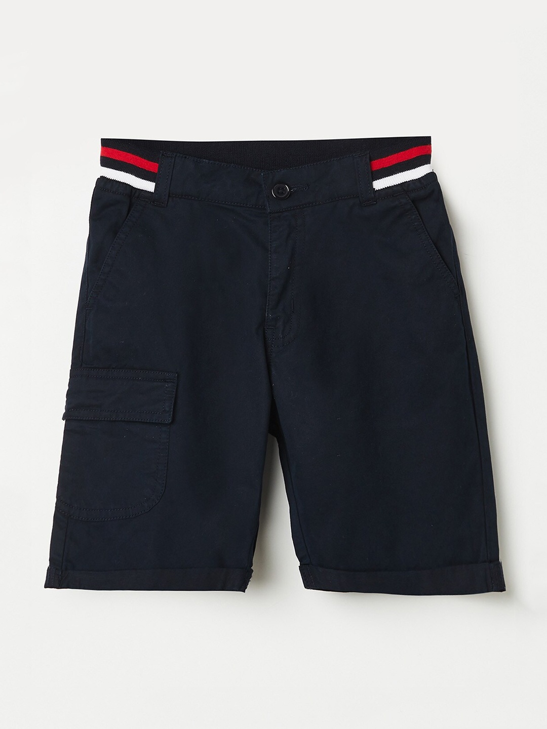 

Fame Forever by Lifestyle Boys Navy Blue Solid Cotton Shorts