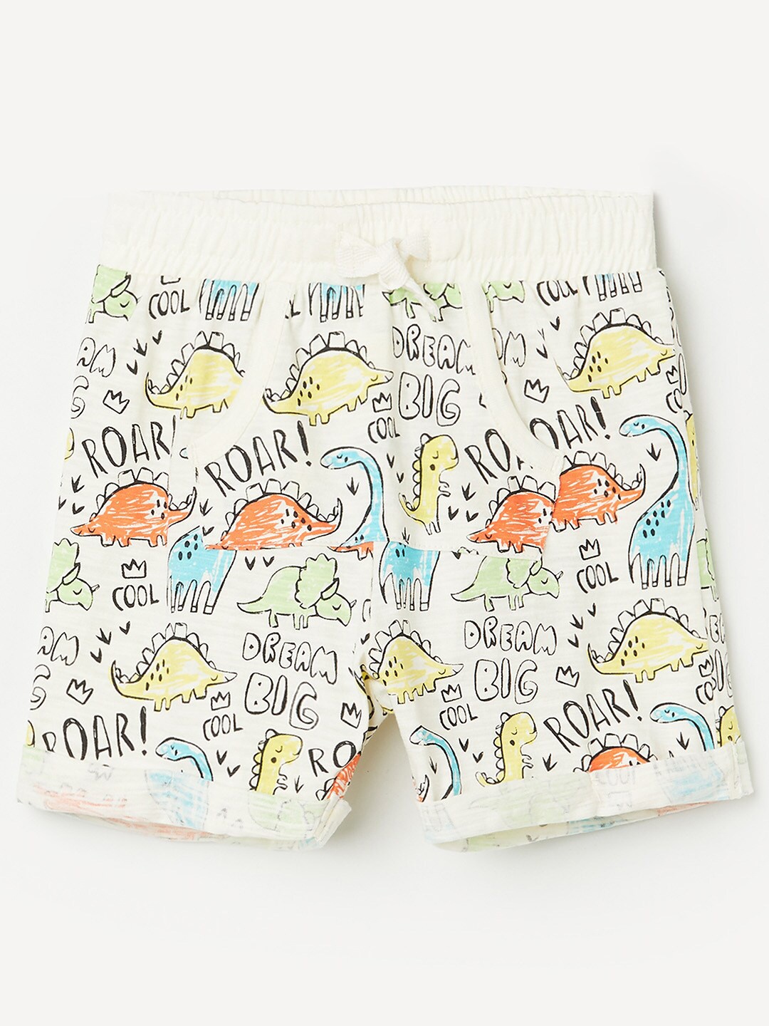

Juniors by Lifestyle Boys Grey Printed Cotton Shorts