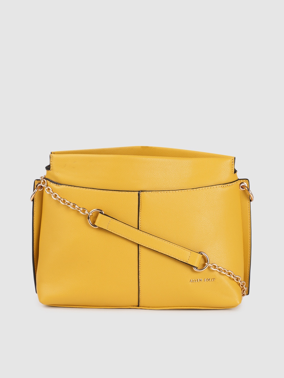 

Allen Solly Yellow Solid Sling Bag