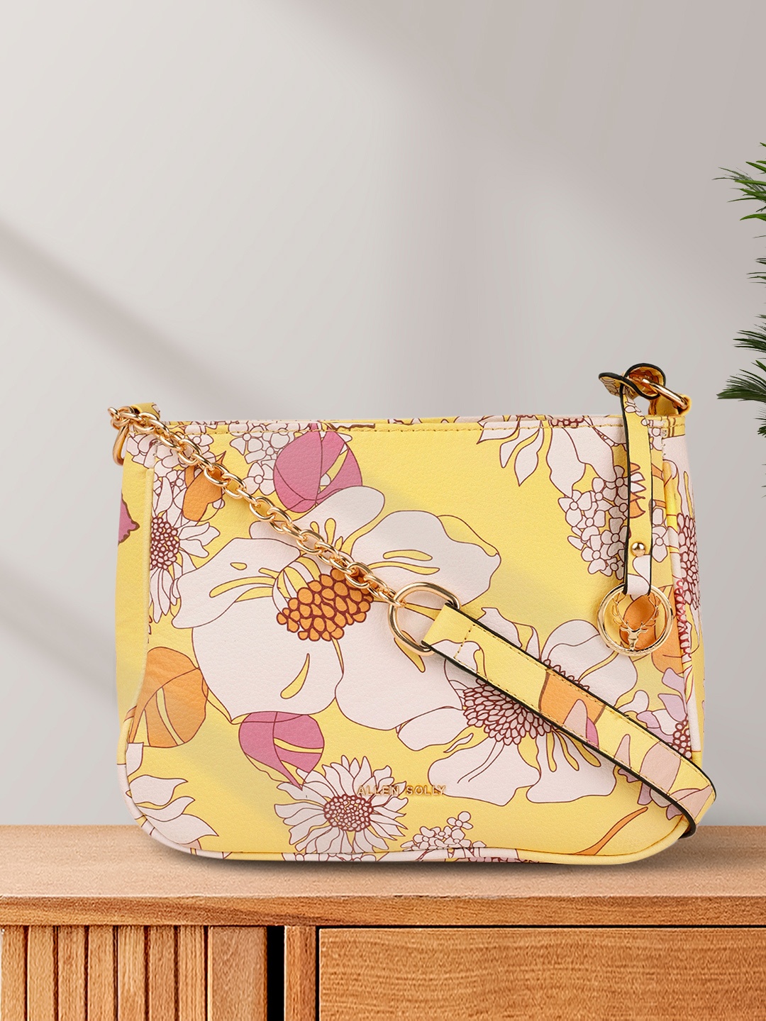 

Allen Solly Multicoloured Printed Sling Bag, Multi