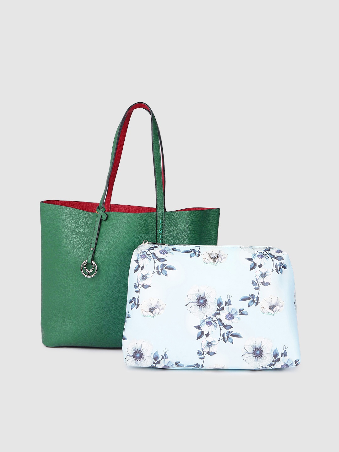 

Allen Solly Green Solid Shoulder Bag