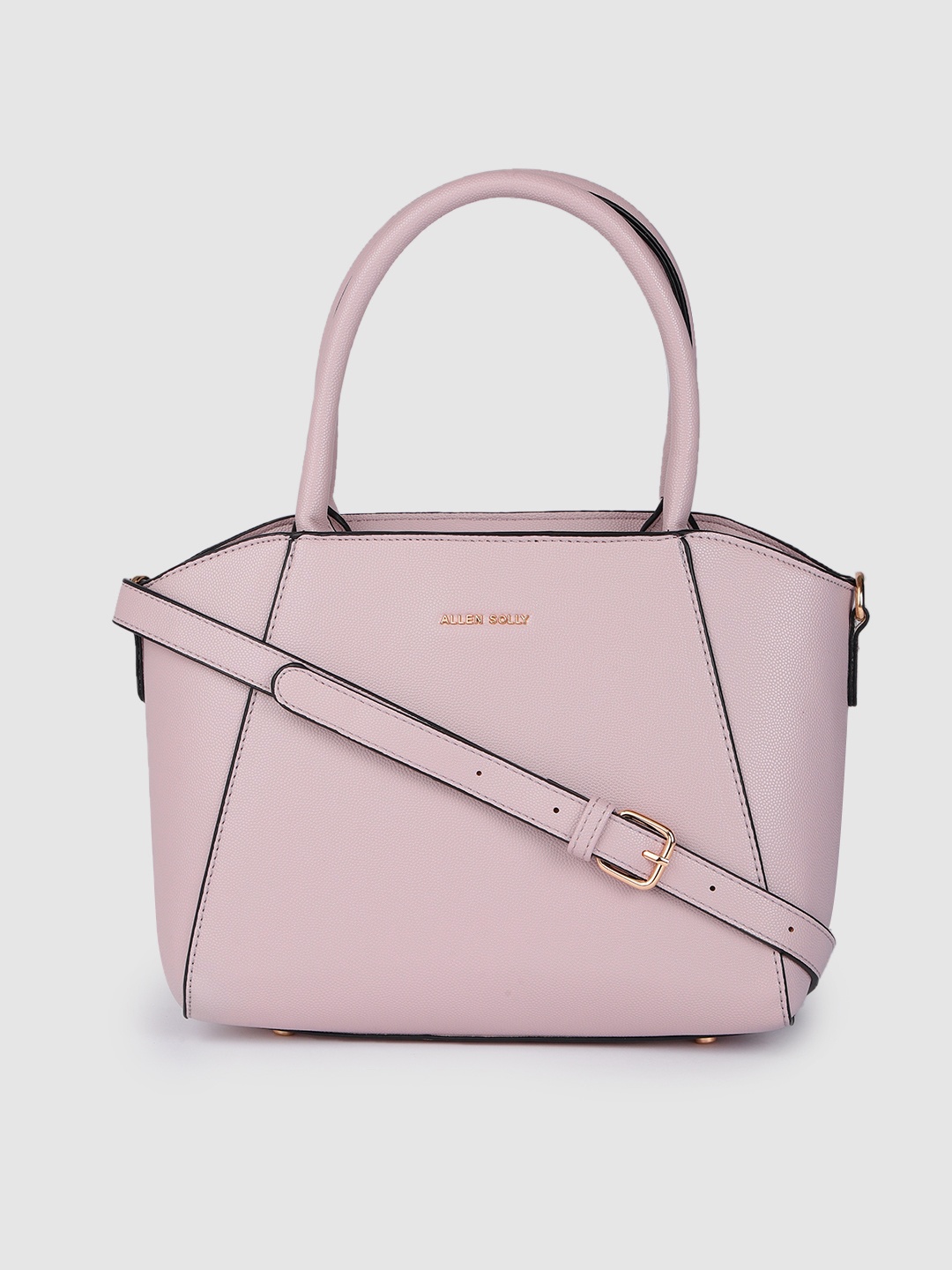

Allen Solly Light Purple Solid Handheld Bag