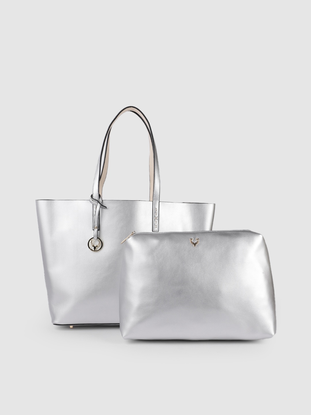 

Allen Solly Silver-Toned Solid Shoulder Bag