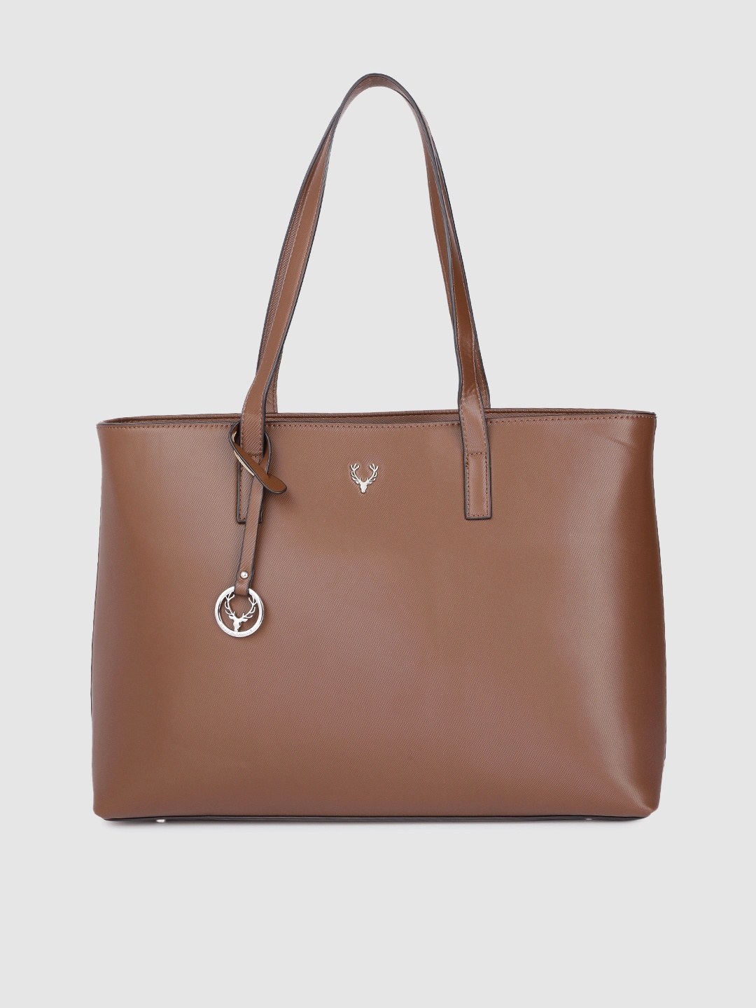 

Allen Solly Brown Oversized Structured Shoulder Bag