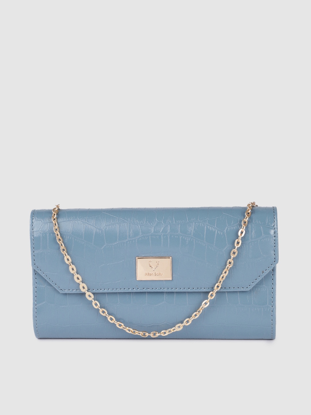 

Allen Solly Women Blue Textured Two Fold Wallet