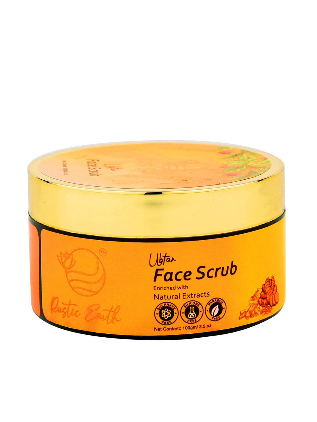 

Rustic Earth Ubtan Face Scrub - 100gm, Red