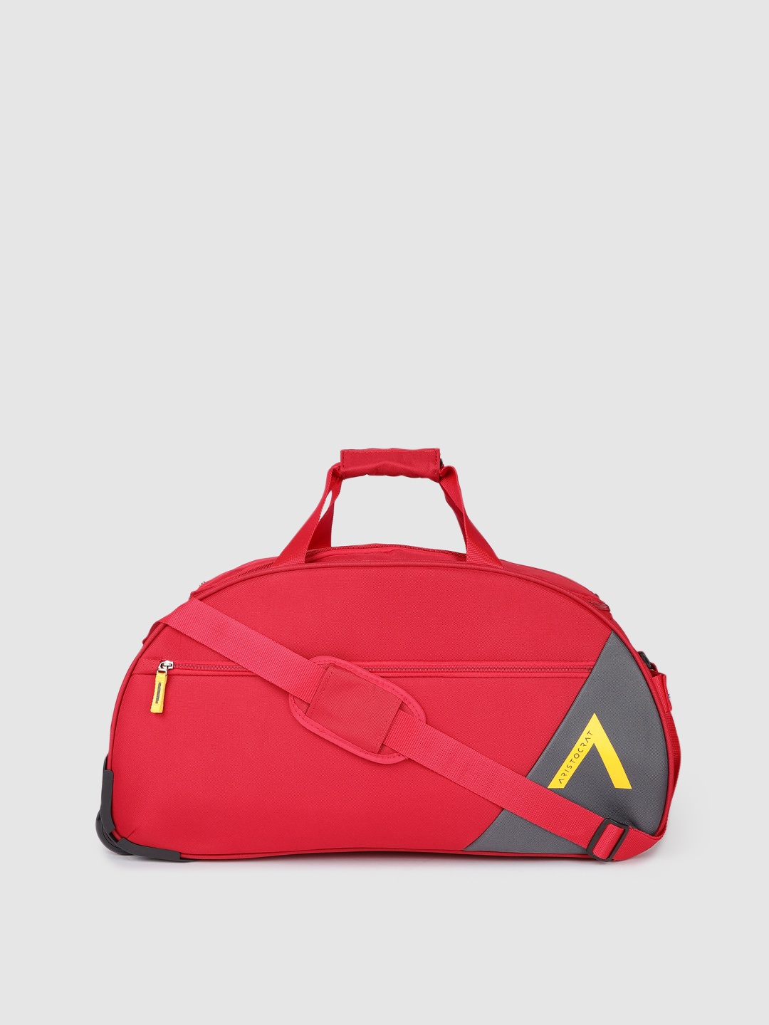 

Aristocrat Unisex Red Spark Medium Duffel Trolley Bag