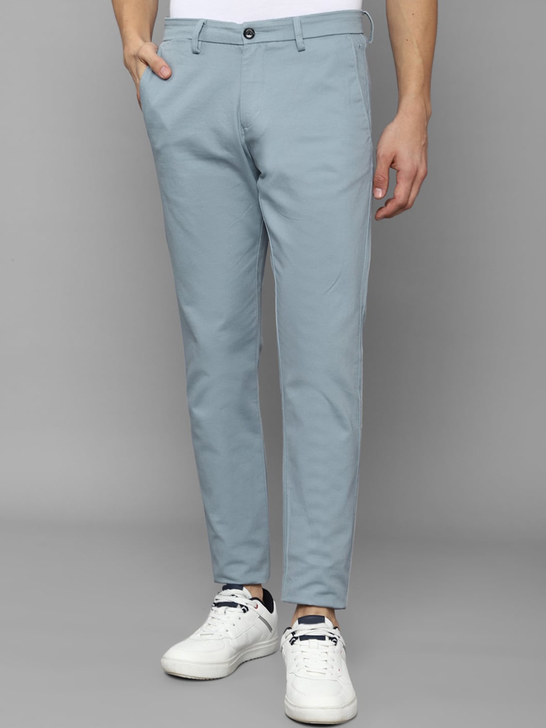 

Allen Solly Men Blue Slim Fit Trousers