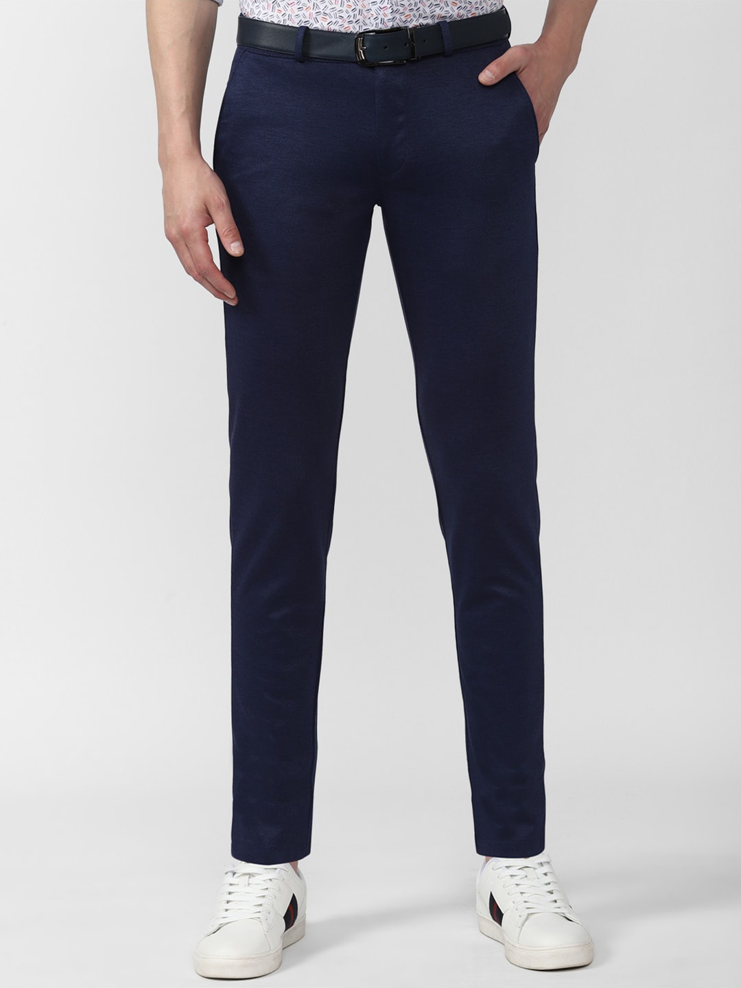 

Van Heusen Sport Men Navy Blue Slim Fit Trouser