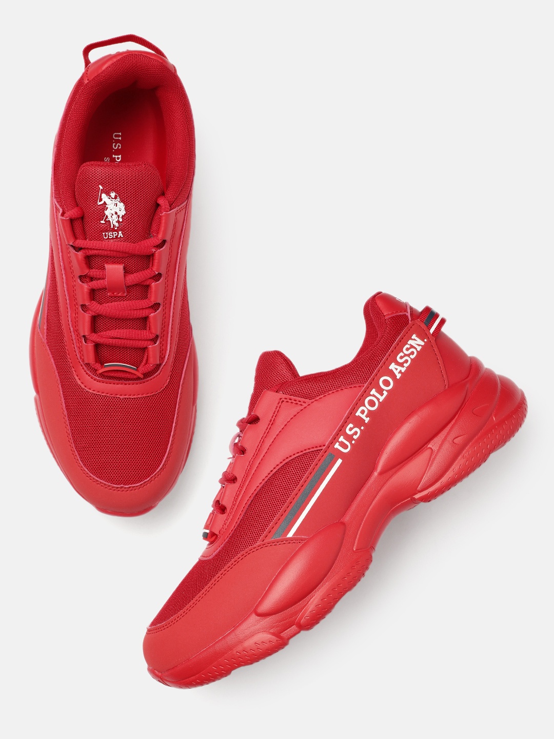 

U.S. Polo Assn. Men Red Noah Sneakers