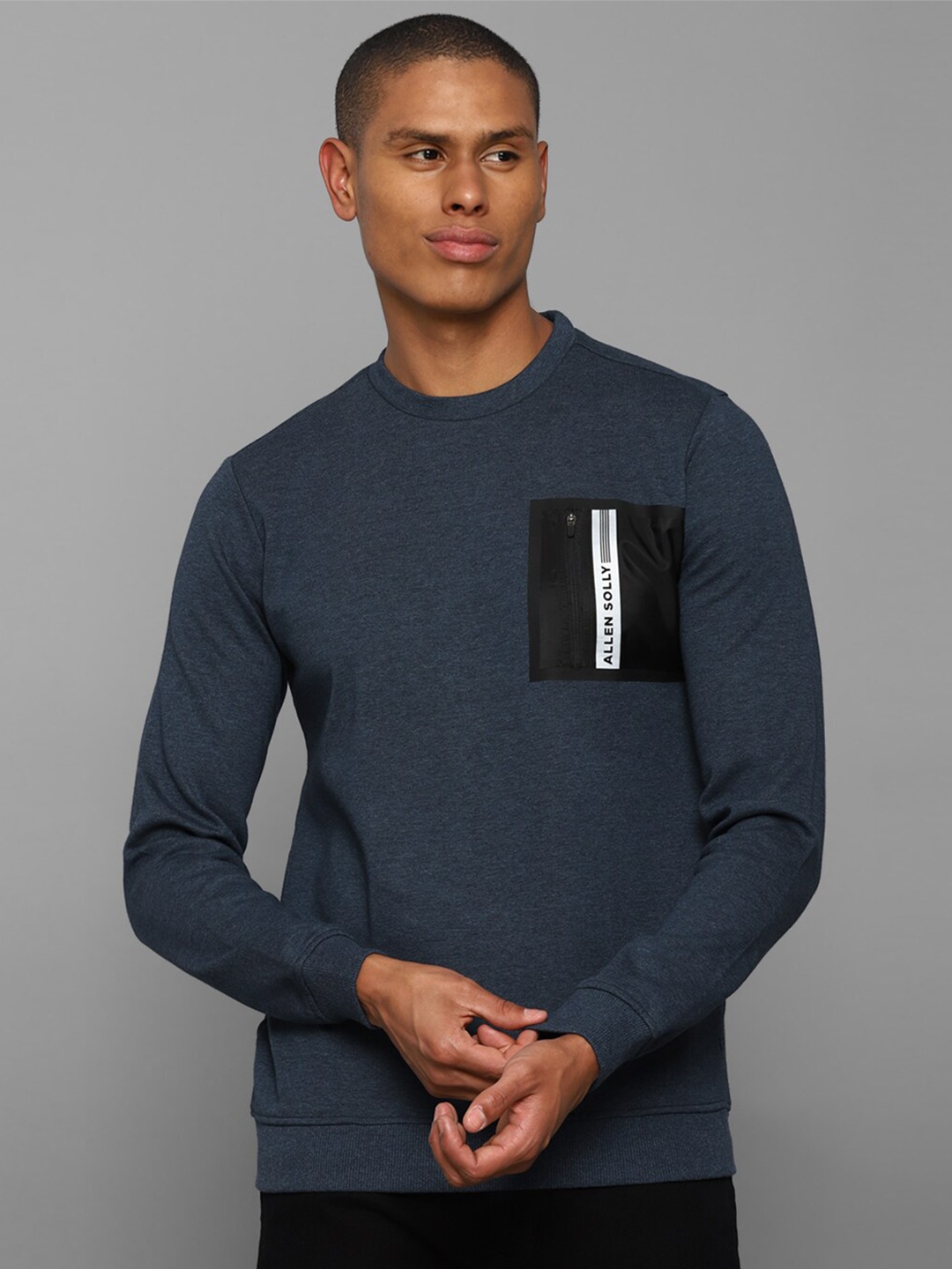 

Allen Solly Sport Men Navy Blue Sweatshirt