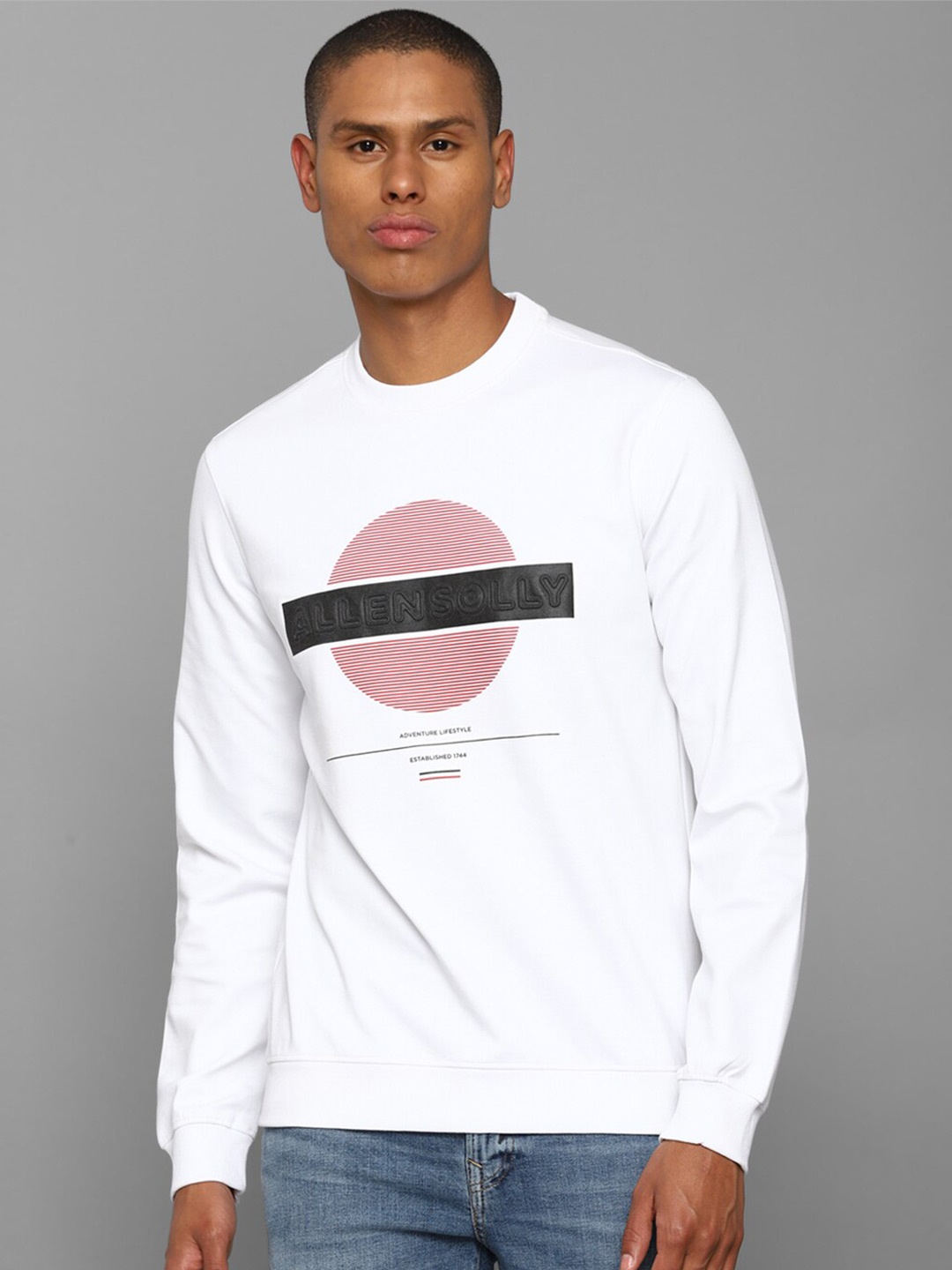 

Allen Solly Sport Men White Printed Pullover Sweatshirt