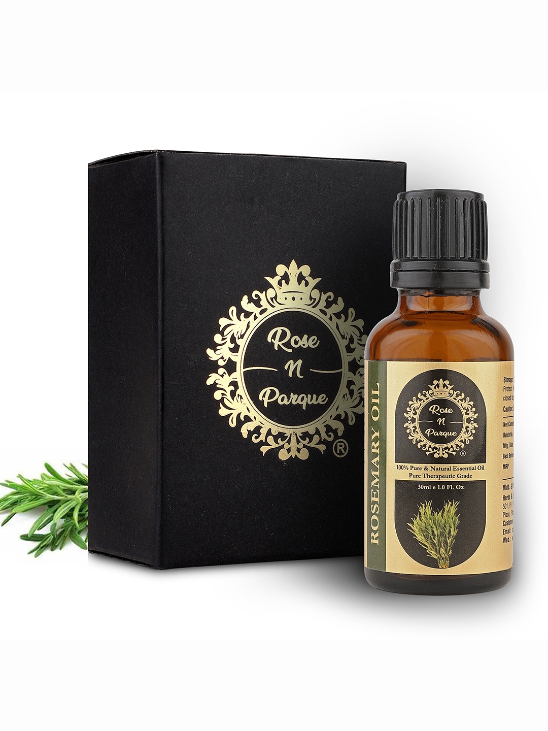 

ROSENPARQUE Rosemary Essential Oil for Hair Growth 10ml, Off white