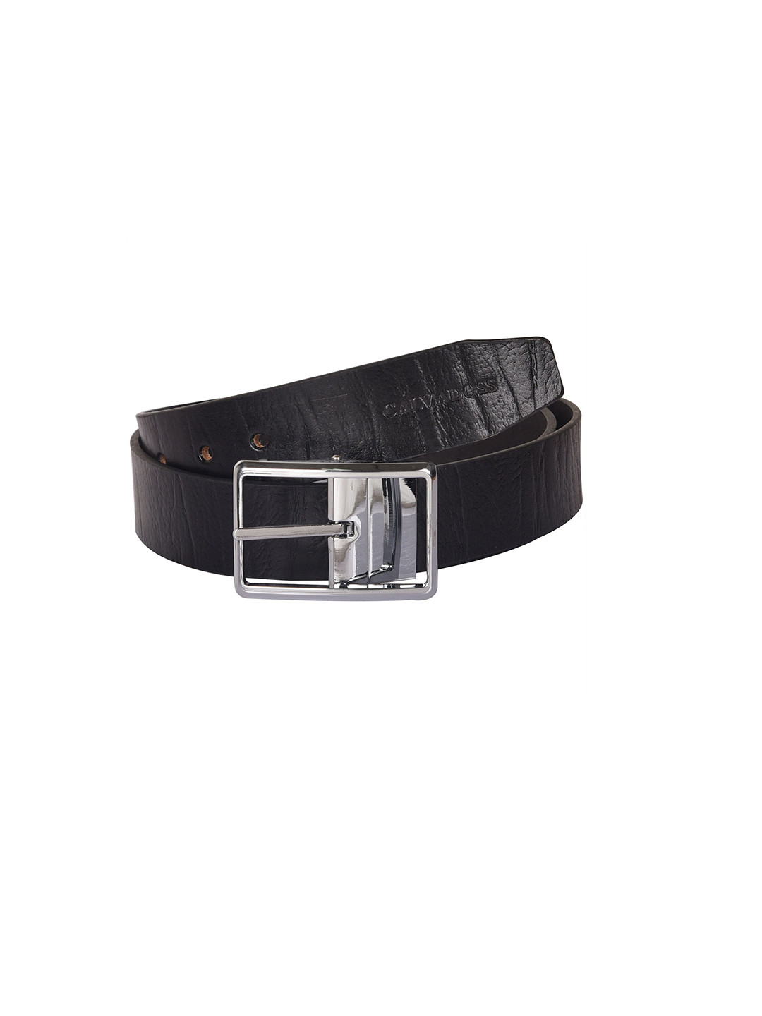 

Calvadoss Girls Black Textured Leather Casual Belt