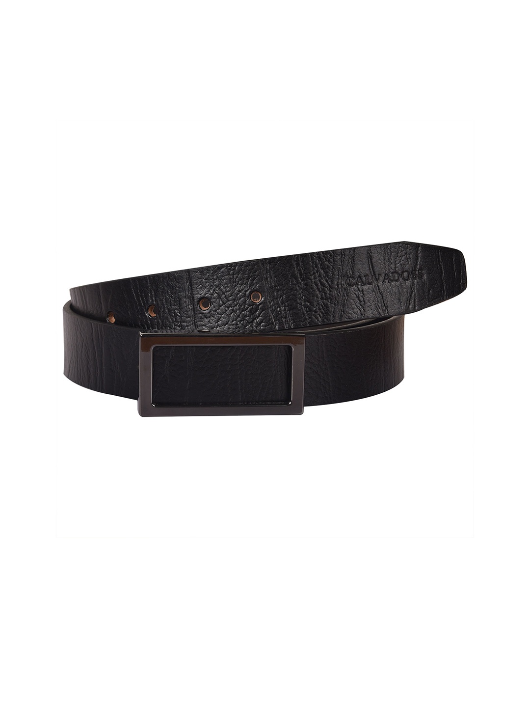 

Calvadoss Girls Black Textured Leather Belt