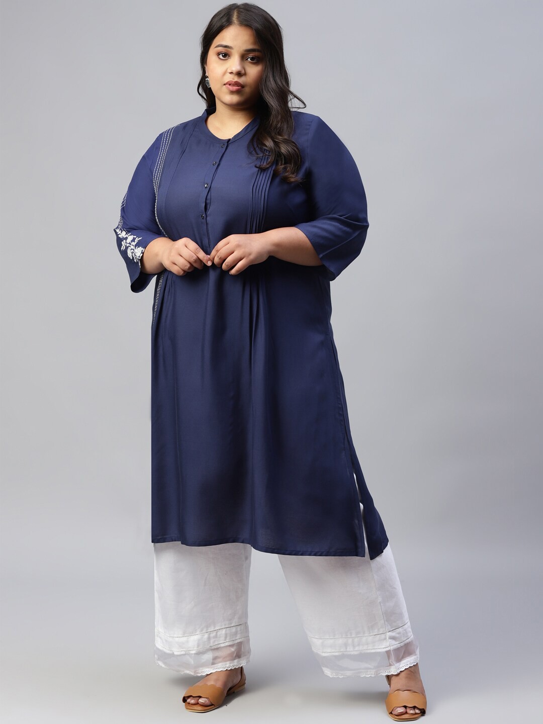 

W Women Blue Kurta